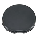 Trailer Hook Cover Rear Bumper Drag Cover 4538854500 for 453 Two-Door 2015-2019, Black or White ABS Material(Black)