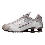 NIKE Men's Shox R4 Sneaker, Cave Stone Cave Stone College Grey, 10 UK