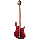 Cort Artisan B4 Plus AS RM Bass Guitar Open Pore Burgundy Red