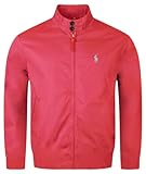 Polo Ralph Lauren Men's Chino Windbreaker Jacket (UK, Alpha, L, Regular, Regular, Red)