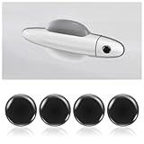 GTLM 4PCS Car Door Lock Cover Stickers,Minimalist Car Door Screw Cover Car Decals for Car Decorations,Universal Car Accessories Exterior Car Door Hole Cover Fits Car Truck SUV (Black)