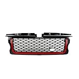 Front Grille Grills For Range For Rover For Sport 2006-2009 For L320 Car Front Bumper Grille Grills Auto Parts Car Accessories(Black Red)