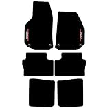 Carsio Carpet Car Mats For Vauxhall Zafira 2006 to 2011 7 Seater with Sport logo Tailored Fit Floor Mat Complete Accessory Custom Fitted - All Weather, Anti-Slip Backing & Black Trim