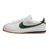 Nike Men's Cortez Sneaker, Summit White/Fir/Midnight Navy, 7.5 UK