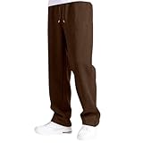 Boys Joggers Kids Baggy Jogging Bottoms Wide Leg School Trousers Winter Outdoor Workout Activewear Lounge Pants Solid Casual Trousers for Kids Brown