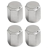 CashMuch Car Tire Pressure Valve Cap Set Of 4 Silver For Lexus Ct200H Es350 Lx570 Rx350 Is350 Wheel Tyre Tire Valve Stem-Caps Dust Covers