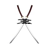 Wicked Costumes Adult Double Ninja Swords & Backpack Fancy Dress Accesory Prop