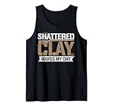 Shooting Vest Skeet Trap Shooting Shattered Clay Tank Top