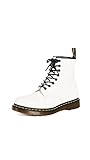 Dr. Martens 1460 Originals Eight-Eye Lace-Up Boot,White Smooth Leather,4 UK / 5 M US Mens / 6 M US Womens