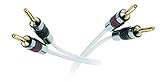QED Silver Anniversary XT Cable with X-Tube(TM) technology 5m Terminated with 4mm Airloc Forte Banana Plugs(5m, Airloc Terminated)