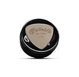 C. F. Martin 18A0117 Guitar Luxe by Martin Contour Guitar Pick, Satin Pick with Tin and Pouch, 1 Millimeter, natural