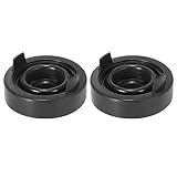X AUTOHAUX 2pcs 80mm Inner Diameter 41mm Height Car Rubber Headlight Dust Cover