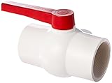 Hayward QVC1040TSEW 4-Inch White QVC Series Compact Ball Valve with Threaded End Connection