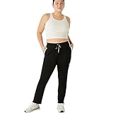 Victoria's Secret Pink Active Track Pants, Black/White, S