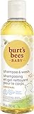 Burt’s Bees Baby Shampoo & Body Wash, Gentle Baby Wash For Daily Care, Tear-Free And Paediatrician-Tested, 236ml