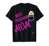 Poochon Mum in pocket Puppy Dog Lover Cute Poodle cross gift T-Shirt