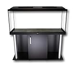 Diversa AQUARIUM WITH LID AND STAND/CABINET Professional Fish Tank - Real Glass, Standard Rectangle (300 Litre Set)