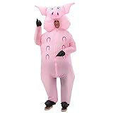 Arokibui Inflatable Pig Costume - Funny Animal Blow up for Cosplay Party, Festival, Halloween - Full Body Unisex Fancy Dress