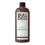 Bulldog Skincare Original Shower Gel for Men, Natural, Refreshing Men's Shower Gel, 500 ml