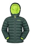 Mountain Warehouse Seasons Padded Kids Puffer Jacket - Water Resistant, Lightweight & Insulated Coat, Boys & Girls - Autumn, Winter, School, Travel Khaki Kids Size 5-6 Years