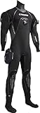 Cressi Womens Desert Lady 4mm Hd Dry Suit For Diving, Black/Grey, XS EU