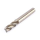 4 Flutes End Mill Set, 8mm Straight Shank End Mill Cutter Drill Bit Tool for Wood Steel Iron, 1 Piece