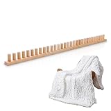 Chunky Blanket Loomss, Hand Blanket Knitting Frame Board, Wooden Crochet Frame, Portable Wooden Construction, Throw Blankets Chunky Knit Blankets Kit for Women Teens Expert Wife Grandma Youth