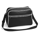 Bagbase retro Shoulder Bag in Black and White