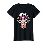 Wife Mom Rocker | Punk Rock Mama | Rocker Mother T-Shirt