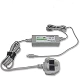 WICAREYO Power Supply AC Adapter UK Power Cable, Compatible for Wii U Gamepad