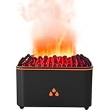 Aromatherapy Diffuser LtYioe Essential Oil Diffuser, Mini Wood-Burning Aroma Diffuser, 160 ML Ultrasonic Cool Mist Aromatherapy Humidifier，7-Colorful Light & Auto-Off, Whisper-Quiet Operation