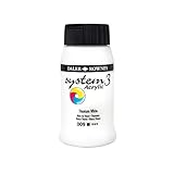 Daler-Rowney System3 Acrylic Paint, Plastic Pot, 16.91oz - 500 ml, Titanium White