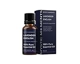 Mystic Moments | Lavender English Essential Oil 10ml - Pure & Natural Oil for Diffusers, Aromatherapy & Massage Blends Vegan GMO Free