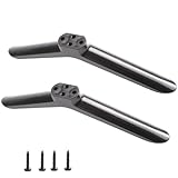 TV Stand Base Pedestal Feet, Universal TV Legs Compatible with Samsung LG Sharp TVs, Replacement Stand for 24in to 55in TVs, Non-Slip Plastic TV Feet with Screws Included