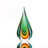 Yao Yuan Handmade Murano Glass Sculpture for Home Decor,9.44in Height (Sculpture Large)