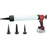 Cordless Caulking Gun Compatible with Makita 18V, 20oz / 600ml Electric Caulk Adhesive Gun with 4 Adjustable Speeds, Drip Free Sausage Caulking Gun, Caulking Tool for Filling, Sealing (No Battery)