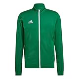 adidas Men's Entrada 22 Track Jacket, Team Green / White, XXL