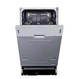 Haden HDI4510 Integrated Built-In Dishwasher – 45cm Multifunction Dishwasher, 10 Place Settings, E Energy Rating