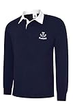 Uneeek Clothing Scotland Long Sleeve Rugby Shirts. 6 Nations Rugby (M (40-42)) Navy Blue
