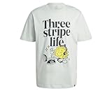 adidas Men's Positivity Graphic TEE, Linen Green F22, M