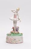Cosmos 96206 Fine Porcelain Ballerina Musical Figurine, 7-1/2-Inch