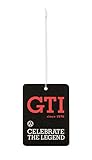 BRISA VW Collection - Volkswagen Air Freshener, Room Freshener, Deodorizer for Cars Golf GTI Motif (GTI The Legend/Sport Fresh/Black)