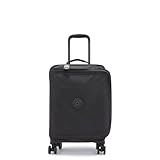 Kipling SPONTANEOUS S Small cabin size wheeled luggage, Carry On, Black Noir (Black)