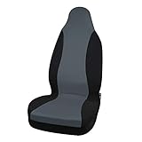 sourcingmap New Gray Black Front High Back Bucket Seat Cover
