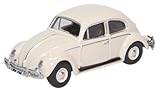 Oxford Diecast VW Beetle - Lotus White 1:76 Scale Model Car for Adult Collectors
