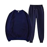 BUKKNYE Men's Tracksuits Leisure Jogging Set Letter Printed 2 Piece Hoodie with Hood and Pockets Sports Pants Tracksuits