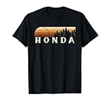 Honda, CA Vintage Evergreen Sunset Eighties Retro T-Shirt