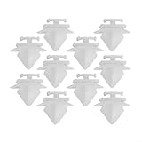 Automotive Exterior Door Trim Clips 10 Pieces Compatible with C2 C3 206 207 8565.40 856540 7701056846 for Peugeot 106 306 307 806
