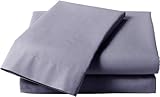 Extra Large Luxury Grey Pair Pillowcase, 22 inch x 31 inch, To Fit Large Pillow, Box Pillow, Pack of 2 Pillowcases
