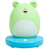 Fizz Creations Squishmallows Mood Light Wendy The Frog. USB or Battery Operated. Soft Silicon Design Night Light Mood Lamp. Touch Sensitive Pad